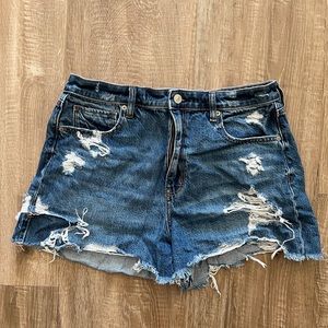 American Eagle Distressed Jean Shorts